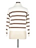 Unbranded Stripes Ivory Turtleneck Sweater Size XL - photo 2