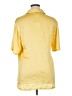 DONNI Yellow Short Sleeve Blouse Size XL (estimated) - photo 2