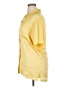 DONNI Yellow Short Sleeve Blouse Size XL (estimated) - photo 5
