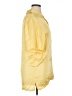 DONNI Yellow Short Sleeve Blouse Size XL (estimated) - photo 4