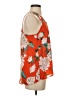 CAbi 100% Polyester Orange Sleeveless Blouse Size S - photo 4
