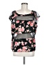 Torrid 100% Nylon Black Short Sleeve Blouse Size Med Plus (00) - photo 1