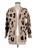Merokeety Animal Print Tan Cardigan Size M - photo 1
