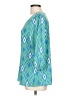 Assorted Brands 100% Polyester Teal 3/4 Sleeve Blouse Size L - photo 5