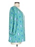 Assorted Brands 100% Polyester Teal 3/4 Sleeve Blouse Size L - photo 4