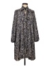 SMF 100% Polyester Paisley Blue Casual Dress Size S - photo 1