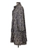 SMF 100% Polyester Paisley Blue Casual Dress Size S - photo 5