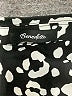 Benedetta 100% Polyester Animal Print Black Long Sleeve Blouse Size L - photo 7