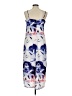 Y.A.S 100% Polyester Graphic Blue Cocktail Dress Size M - photo 2