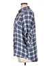Max Jeans 100% Rayon Plaid Blue 3/4 Sleeve Button-Down Shirt Size 1X - photo 5