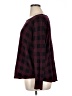 Lane Bryant Plaid Burgundy Pullover Sweater Size 14 - 16 Plus - photo 5