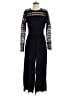 Hale Bob 100% Polyester Black Jumpsuit Size M - photo 1