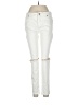 Free People Metallic Ivory Jeans Size 28 waist - photo 1
