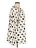 Unbranded Argyle Ivory Long Sleeve Blouse Size XL - photo 4