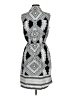 Alfani Graphic Silver Cocktail Dress Size 6 - photo 2