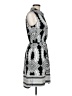 Alfani Graphic Silver Cocktail Dress Size 6 - photo 4
