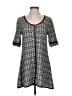 Cupio Houndstooth Gray Casual Dress Size S - photo 1