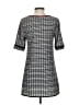 Cupio Houndstooth Gray Casual Dress Size S - photo 2
