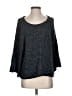 Free People Metallic Gray Pullover Sweater Size S - photo 1