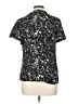 Tory Burch 100% Silk Black Short Sleeve Silk Top Size 10 - photo 2
