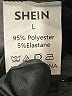 Shein Black Short Sleeve Top Size L - photo 5