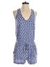 Assorted Brands Chevron-herringbone Blue Romper Size M - photo 1