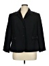 John Meyer 100% Polyester Black Blazer Size 16w - photo 1