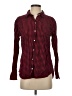 Gap Outlet Checkered-gingham Red Long Sleeve Button-Down Shirt Size S - photo 1