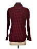 Gap Outlet Checkered-gingham Red Long Sleeve Button-Down Shirt Size S - photo 2