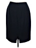 Anne Klein II 100% Polyester Solid Black Formal Skirt Size 10 - photo 2