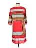 MNG Color Block Red Casual Dress Size 6 - photo 2