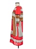 MNG Color Block Red Casual Dress Size 6 - photo 5