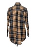 Hyfve Plaid Brown Long Sleeve Blouse Size L - photo 2