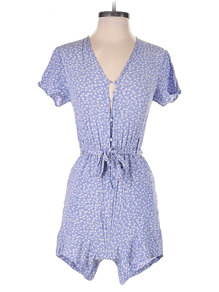 Pre-owned Rails Romper In Blue