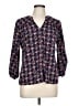 Collective Concepts 100% Polyester Blue 3/4 Sleeve Blouse Size L - photo 1