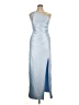 BHLDN 100% Polyester Blue Cocktail Dress Size L - photo 1