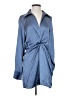 Zara 100% Polyester Blue Casual Dress Size S - photo 1