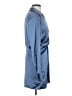 Zara 100% Polyester Blue Casual Dress Size S - photo 4