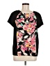 Ann Taylor LOFT 100% Polyester Black Short Sleeve Blouse Size M - photo 1