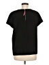 Ann Taylor LOFT 100% Polyester Black Short Sleeve Blouse Size M - photo 2
