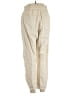 Zara 100% Cotton Solid Tan Casual Pants Size 6 - photo 2
