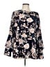 Jodifl 100% Polyester Blue Long Sleeve Blouse Size L - photo 1
