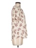 Sienna Sky 100% Polyester Floral Ivory Short Sleeve Blouse Size M - photo 4
