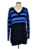 Caslon Stripes Blue Pullover Sweater Size L - photo 1