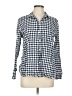 J.Crew Checkered-gingham Blue Long Sleeve Button-Down Shirt Size 12 - photo 1