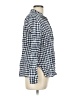 J.Crew Checkered-gingham Blue Long Sleeve Button-Down Shirt Size 12 - photo 4