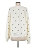 Lucky Brand Polka Dots Ivory Pullover Sweater Size M - photo 2