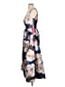 Kay Unger 100% Polyester Floral Blue Cocktail Dress Size 4 - photo 5
