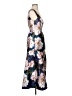 Kay Unger 100% Polyester Floral Blue Cocktail Dress Size 4 - photo 4