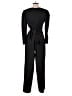 Julia Jordan Solid Black Jumpsuit Size 8 - photo 2